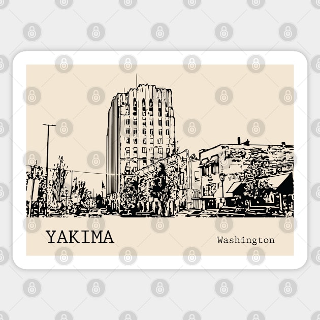 Yakima Washington Sticker by Lakeric